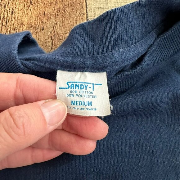 Sandy T Women's Size M Vintage 1983 Fisher Body 75 Yrs Single Stitch TShirt Tee - Picture 5 of 7